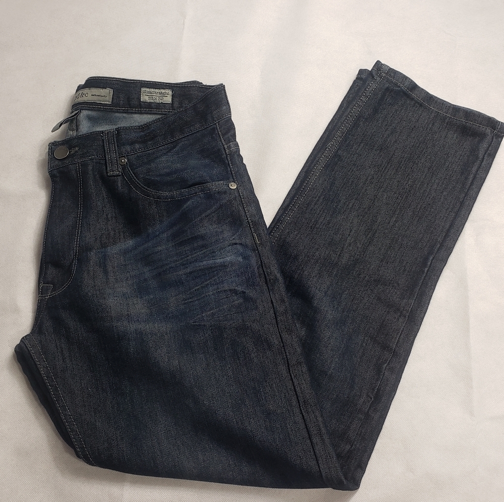 PD&C Men's Slim Straight Jeans 33 X 32